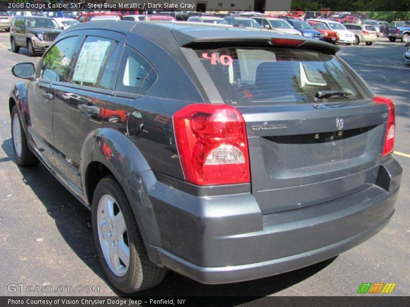 Steel Blue Metallic / Dark Slate Gray 2008 Dodge Caliber SXT