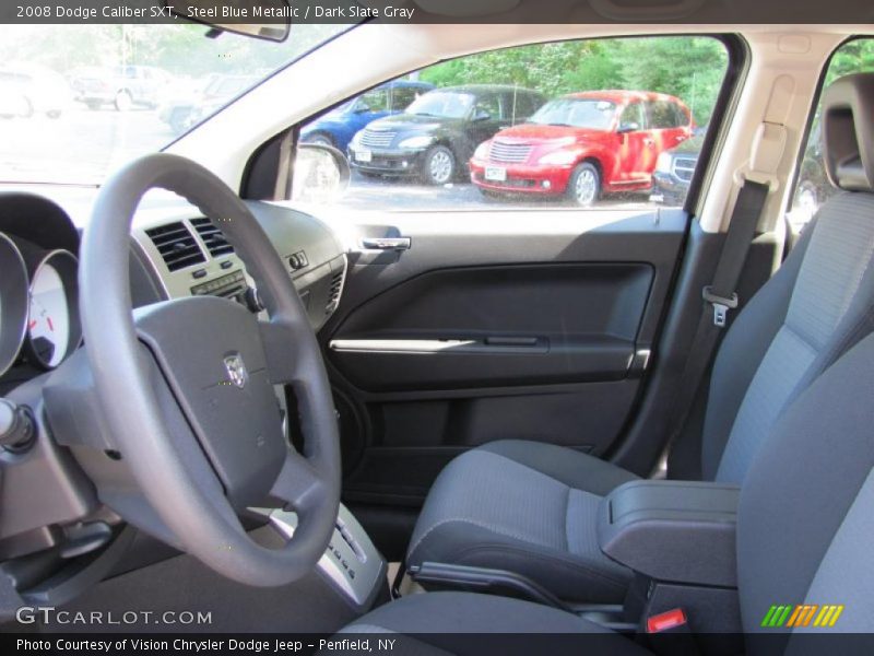Steel Blue Metallic / Dark Slate Gray 2008 Dodge Caliber SXT