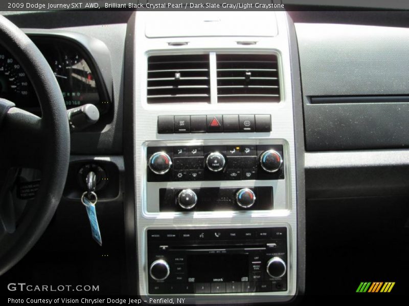 Brilliant Black Crystal Pearl / Dark Slate Gray/Light Graystone 2009 Dodge Journey SXT AWD