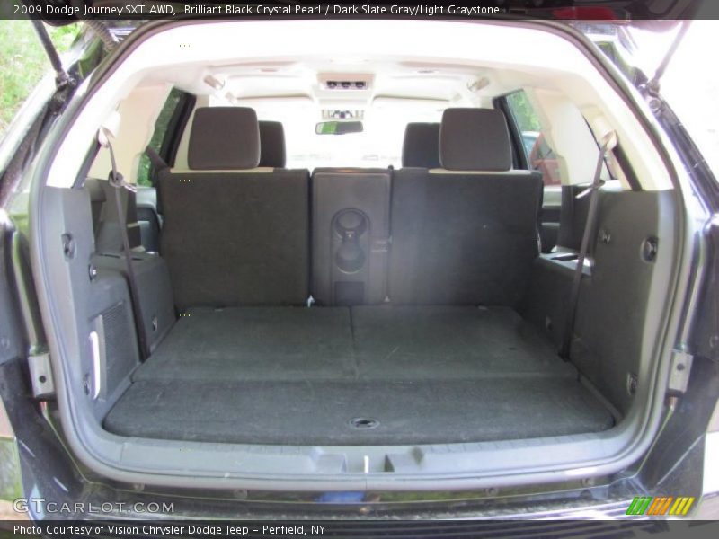 Brilliant Black Crystal Pearl / Dark Slate Gray/Light Graystone 2009 Dodge Journey SXT AWD
