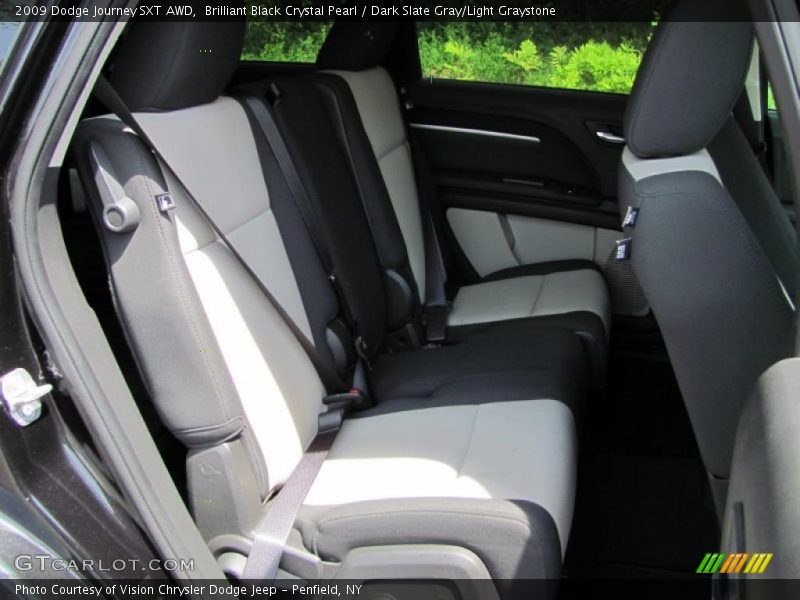 Brilliant Black Crystal Pearl / Dark Slate Gray/Light Graystone 2009 Dodge Journey SXT AWD