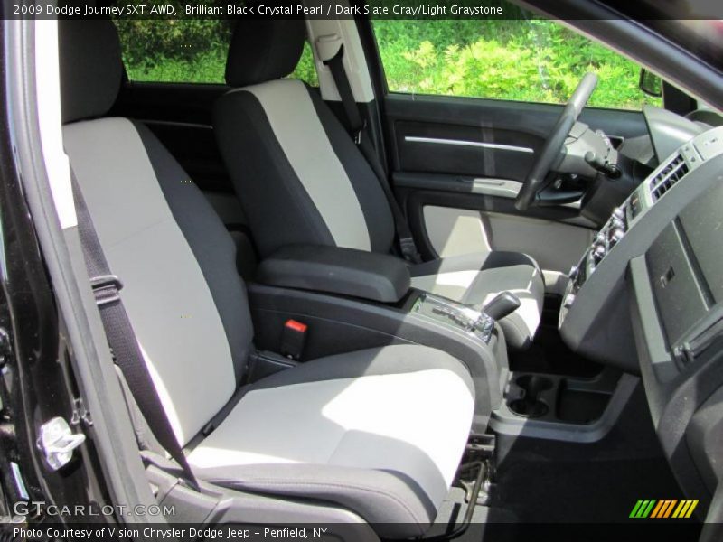 Brilliant Black Crystal Pearl / Dark Slate Gray/Light Graystone 2009 Dodge Journey SXT AWD