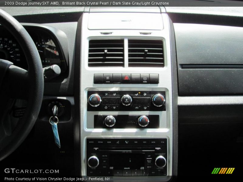 Brilliant Black Crystal Pearl / Dark Slate Gray/Light Graystone 2009 Dodge Journey SXT AWD