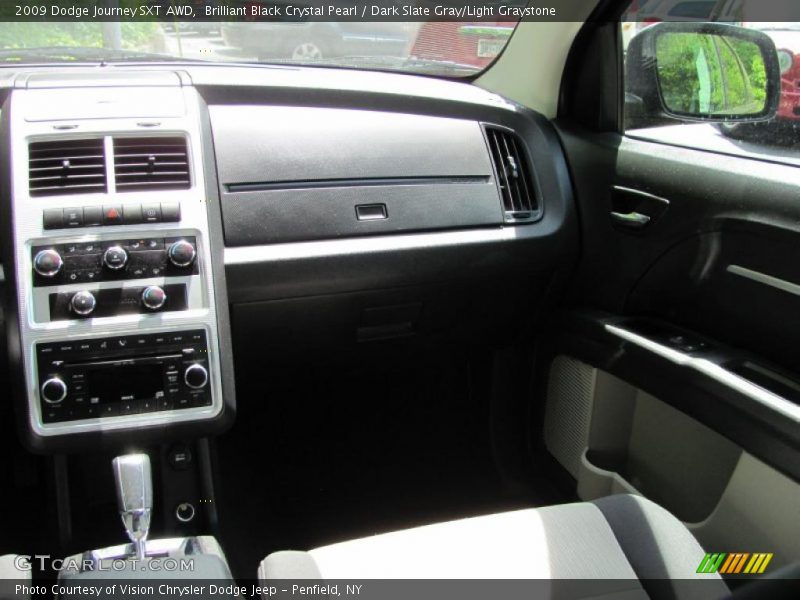 Brilliant Black Crystal Pearl / Dark Slate Gray/Light Graystone 2009 Dodge Journey SXT AWD