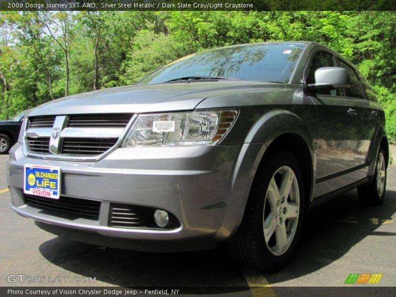 Silver Steel Metallic / Dark Slate Gray/Light Graystone 2009 Dodge Journey SXT AWD