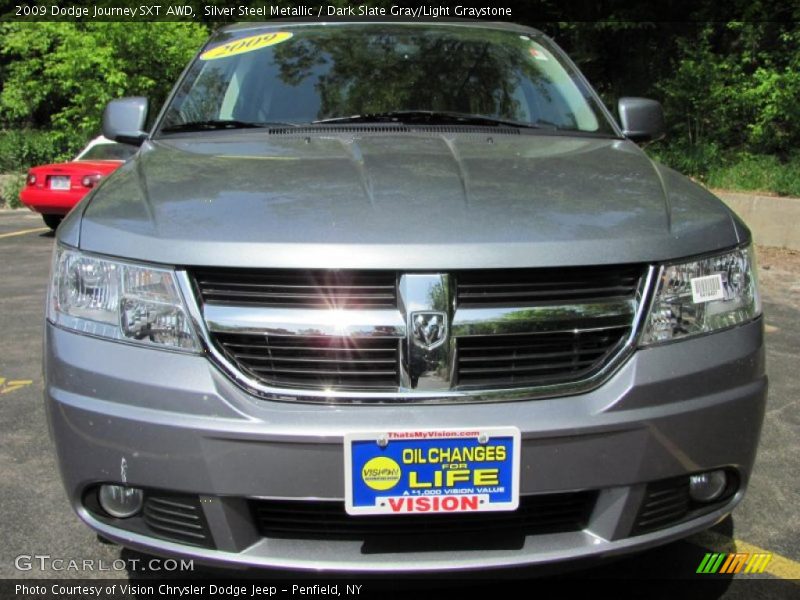 Silver Steel Metallic / Dark Slate Gray/Light Graystone 2009 Dodge Journey SXT AWD