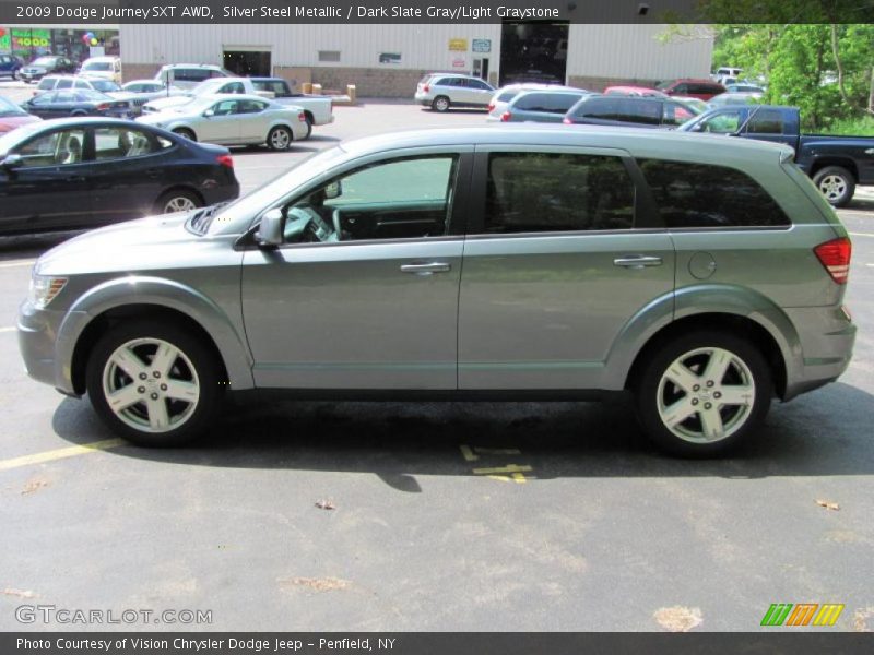 Silver Steel Metallic / Dark Slate Gray/Light Graystone 2009 Dodge Journey SXT AWD