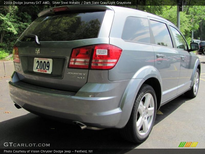 Silver Steel Metallic / Dark Slate Gray/Light Graystone 2009 Dodge Journey SXT AWD