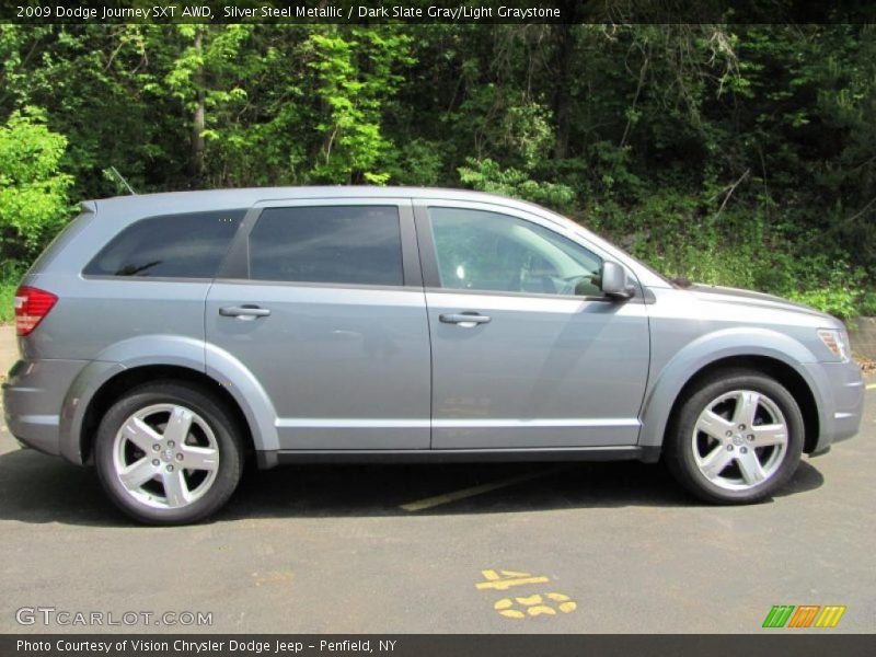 Silver Steel Metallic / Dark Slate Gray/Light Graystone 2009 Dodge Journey SXT AWD