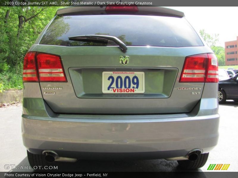 Silver Steel Metallic / Dark Slate Gray/Light Graystone 2009 Dodge Journey SXT AWD