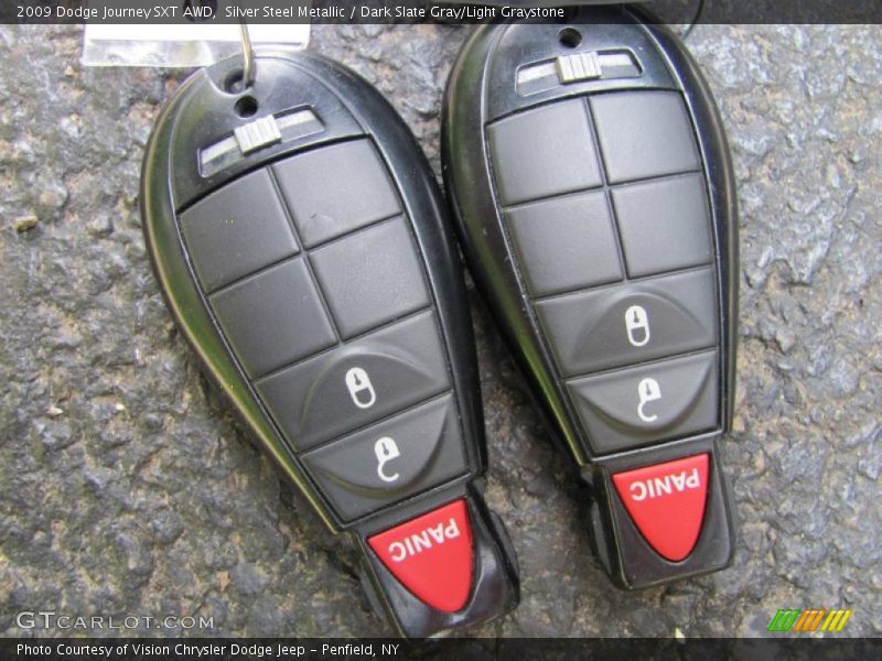 Silver Steel Metallic / Dark Slate Gray/Light Graystone 2009 Dodge Journey SXT AWD