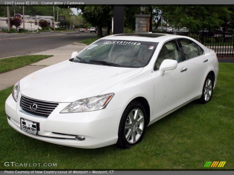 Crystal White / Cashmere 2007 Lexus ES 350