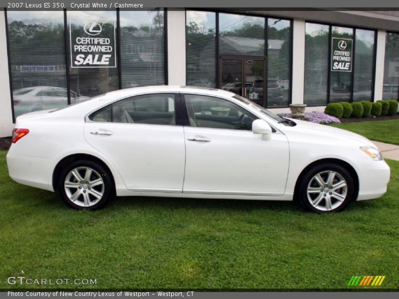 Crystal White / Cashmere 2007 Lexus ES 350