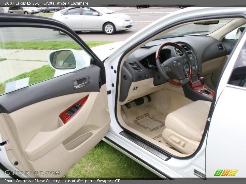 Crystal White / Cashmere 2007 Lexus ES 350