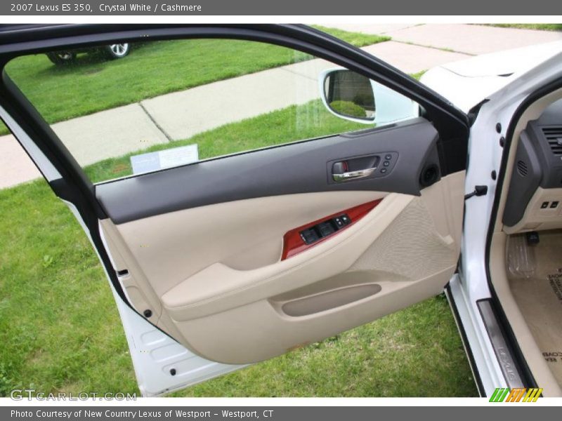 Crystal White / Cashmere 2007 Lexus ES 350