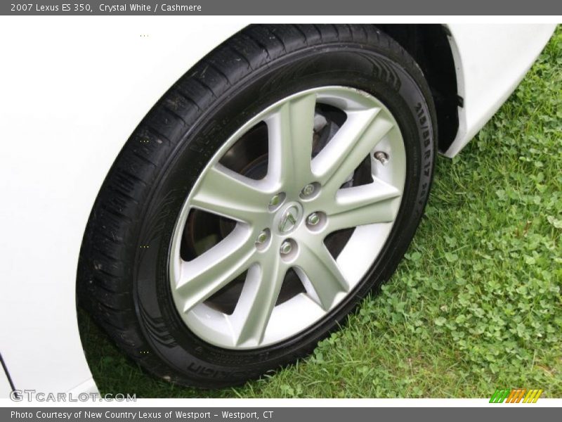 Crystal White / Cashmere 2007 Lexus ES 350
