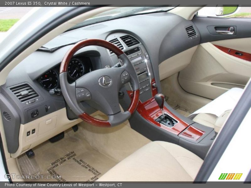 Crystal White / Cashmere 2007 Lexus ES 350