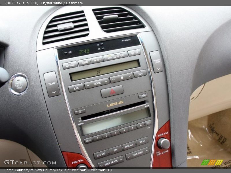 Crystal White / Cashmere 2007 Lexus ES 350