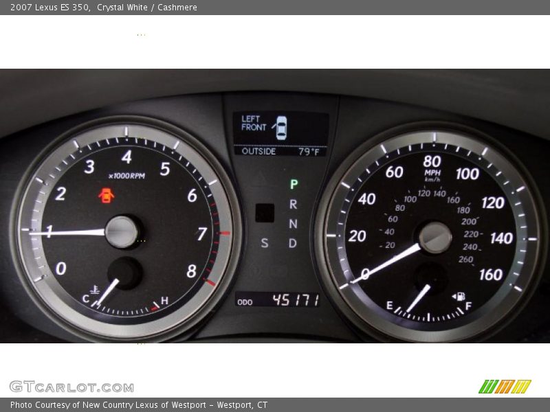 Crystal White / Cashmere 2007 Lexus ES 350