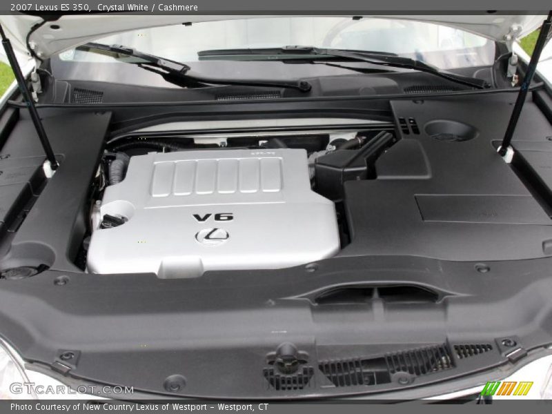 Crystal White / Cashmere 2007 Lexus ES 350