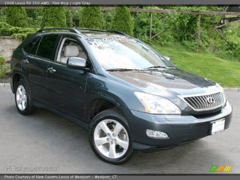 Flint Mica / Light Gray 2008 Lexus RX 350 AWD