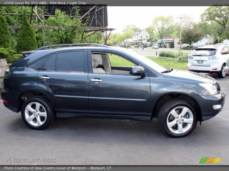 Flint Mica / Light Gray 2008 Lexus RX 350 AWD