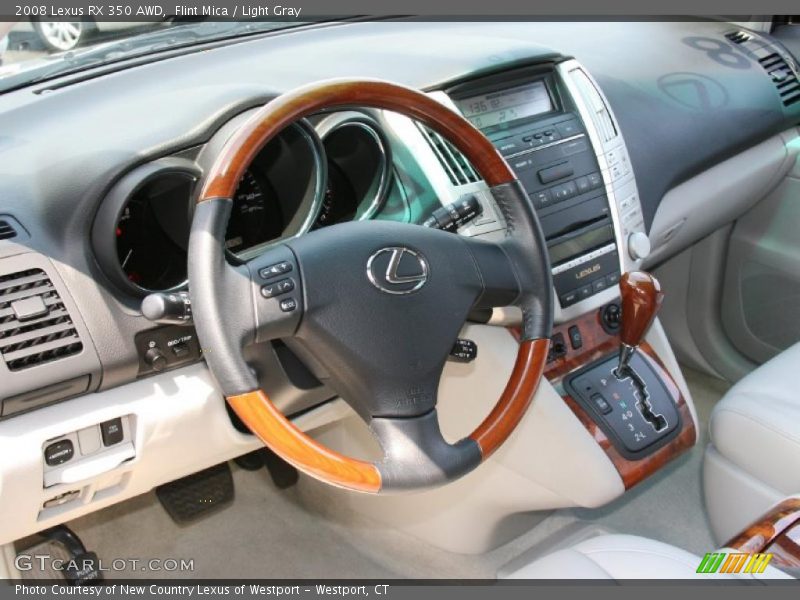 Flint Mica / Light Gray 2008 Lexus RX 350 AWD