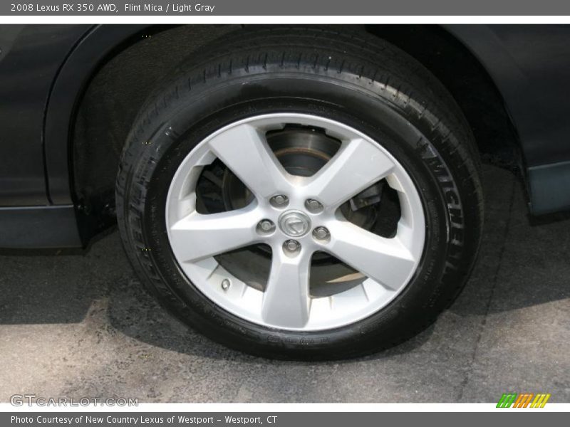 Flint Mica / Light Gray 2008 Lexus RX 350 AWD