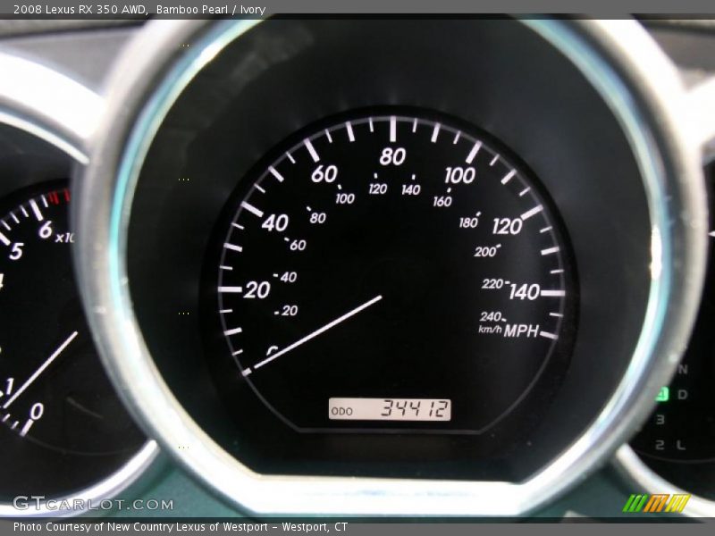 Bamboo Pearl / Ivory 2008 Lexus RX 350 AWD