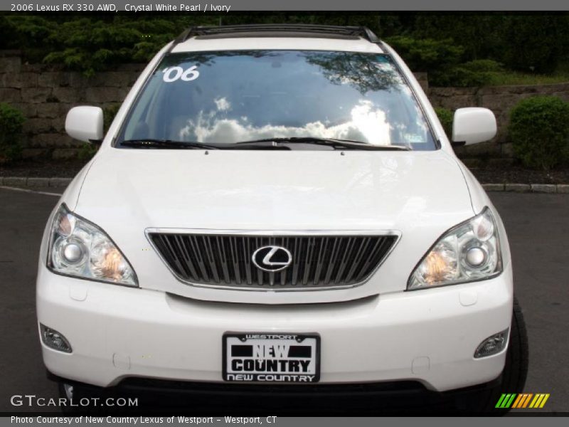 Crystal White Pearl / Ivory 2006 Lexus RX 330 AWD