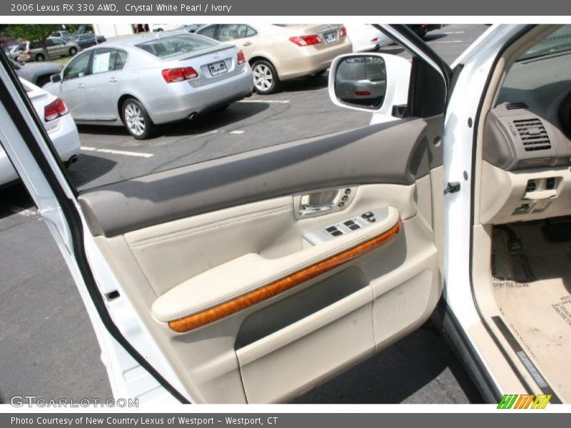 Crystal White Pearl / Ivory 2006 Lexus RX 330 AWD