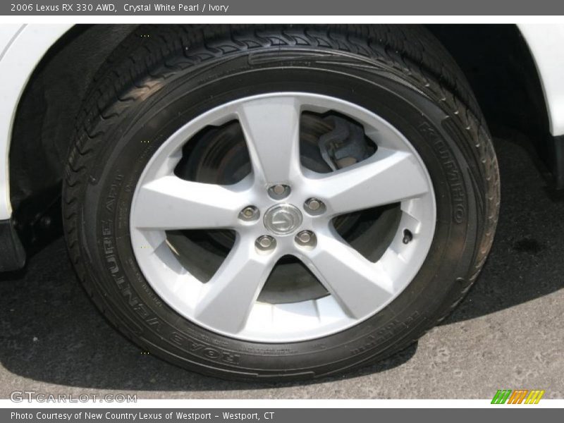 Crystal White Pearl / Ivory 2006 Lexus RX 330 AWD
