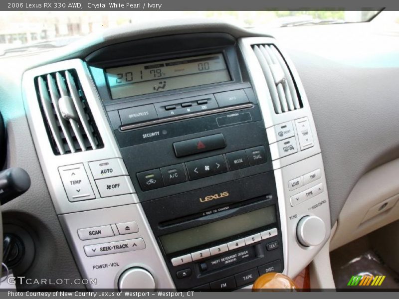 Crystal White Pearl / Ivory 2006 Lexus RX 330 AWD
