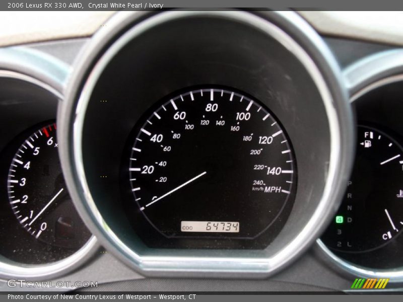 Crystal White Pearl / Ivory 2006 Lexus RX 330 AWD