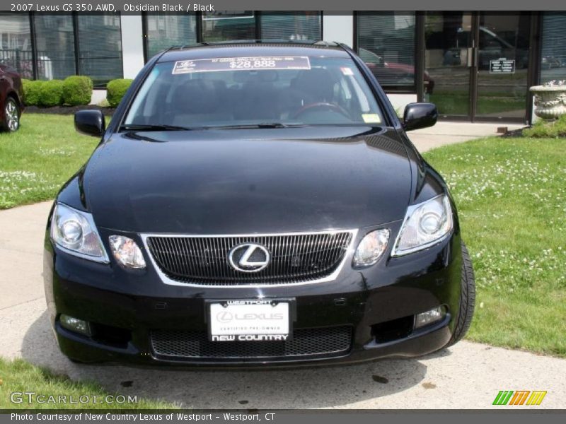 Obsidian Black / Black 2007 Lexus GS 350 AWD