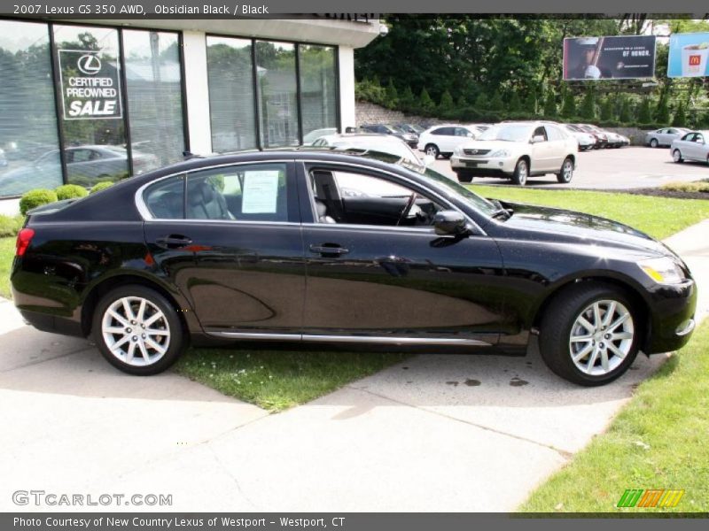 Obsidian Black / Black 2007 Lexus GS 350 AWD