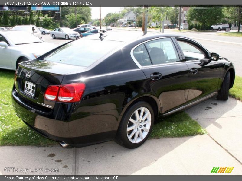 Obsidian Black / Black 2007 Lexus GS 350 AWD