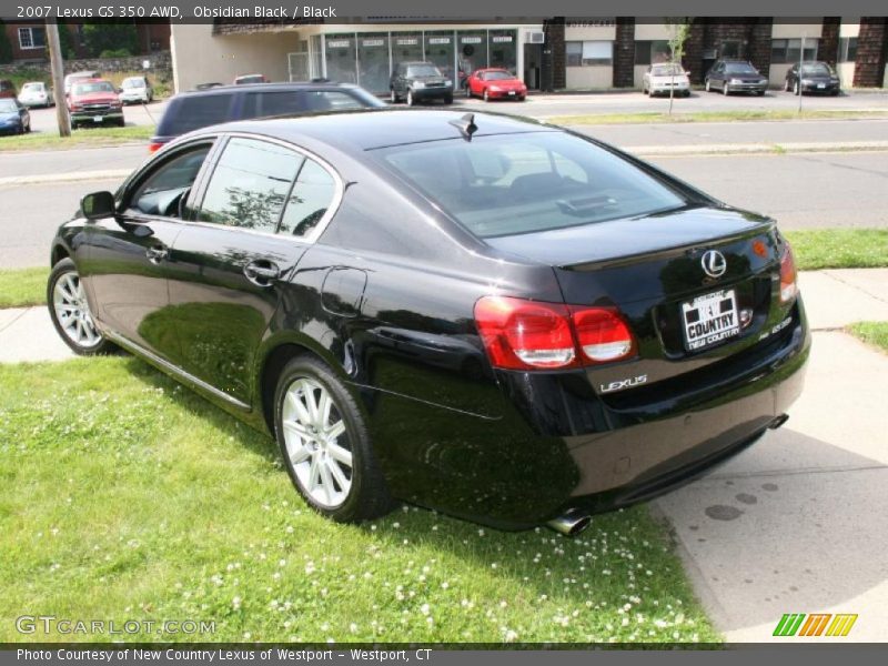 Obsidian Black / Black 2007 Lexus GS 350 AWD