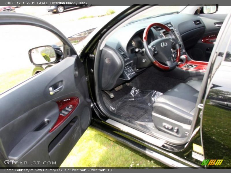 Obsidian Black / Black 2007 Lexus GS 350 AWD