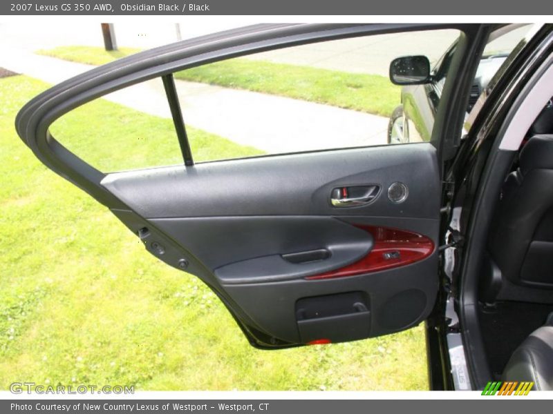 Obsidian Black / Black 2007 Lexus GS 350 AWD