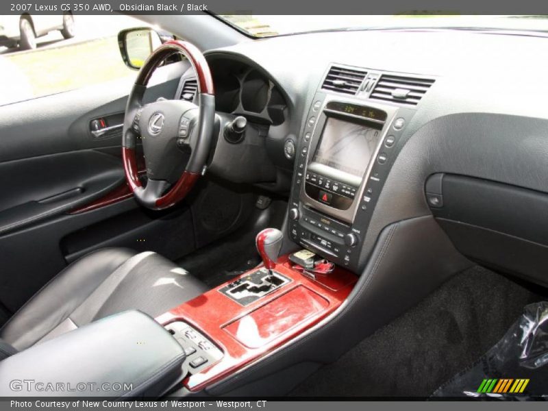 Obsidian Black / Black 2007 Lexus GS 350 AWD