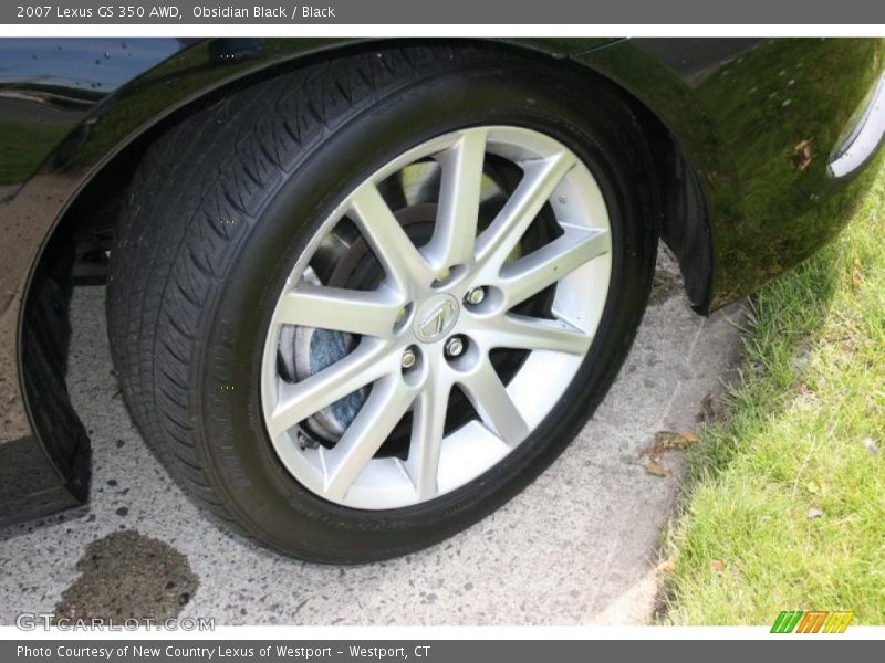 Obsidian Black / Black 2007 Lexus GS 350 AWD