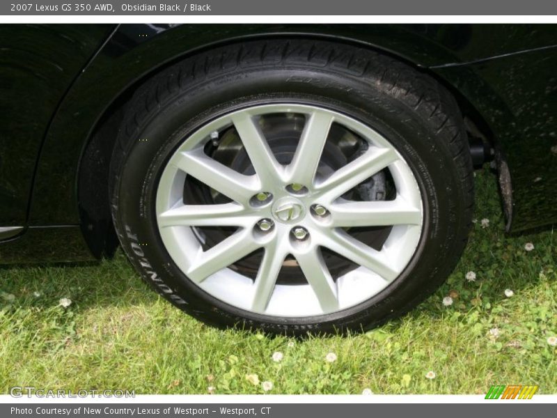 Obsidian Black / Black 2007 Lexus GS 350 AWD
