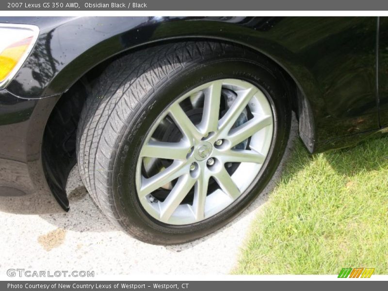 Obsidian Black / Black 2007 Lexus GS 350 AWD
