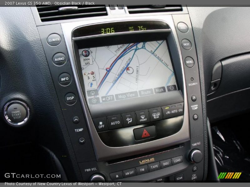 Obsidian Black / Black 2007 Lexus GS 350 AWD