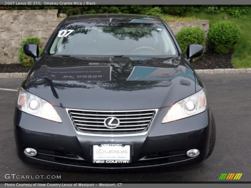 Smokey Granite Mica / Black 2007 Lexus ES 350