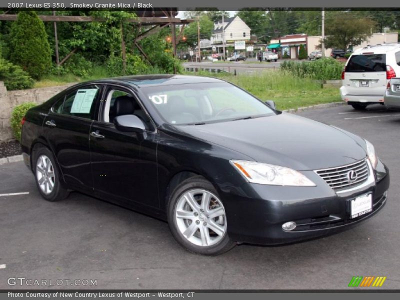 Smokey Granite Mica / Black 2007 Lexus ES 350