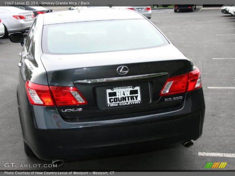Smokey Granite Mica / Black 2007 Lexus ES 350