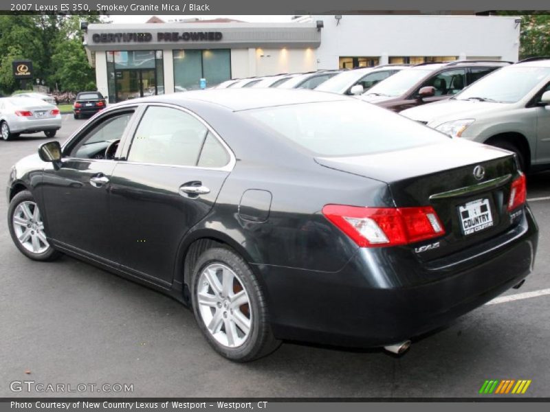 Smokey Granite Mica / Black 2007 Lexus ES 350
