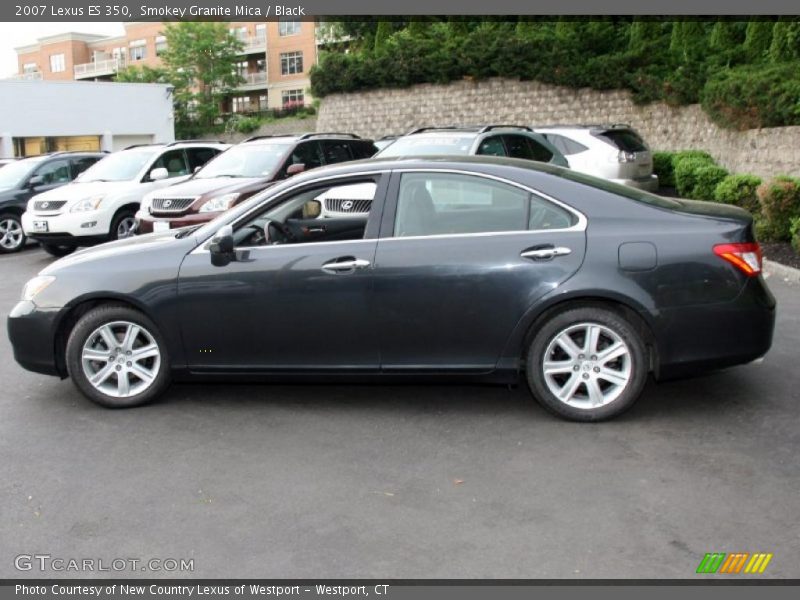 Smokey Granite Mica / Black 2007 Lexus ES 350